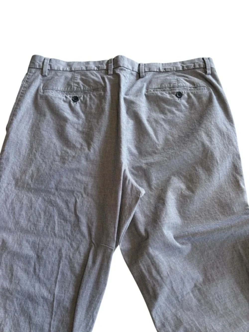 Banana Republic Aiden Fit Pants 36x32 Blue Cotton Flat Front Chino